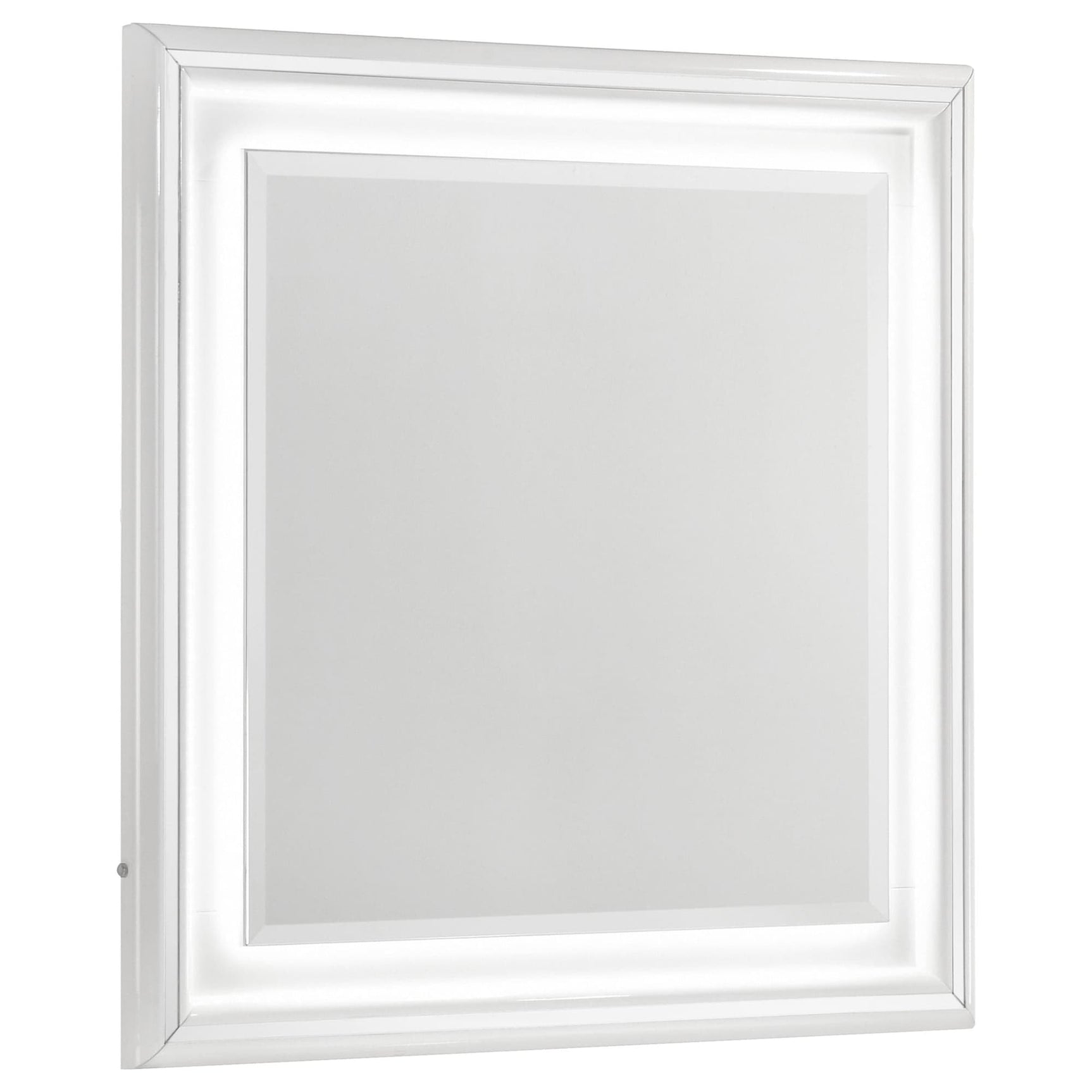 Cassia dresser mirror white high gloss front view