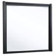 Leandro dresser mirror burnished black front angle