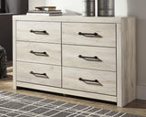 Cambeck Whitewash Dresser front view in whitewash finish
