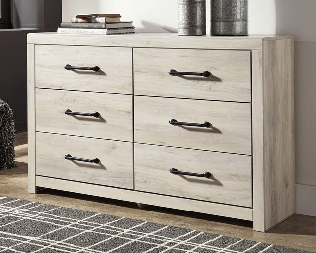Cambeck Whitewash Dresser front view in whitewash finish