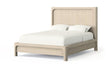 Solano 55-inch Eastern King Panel Bed Weathered Mango front view