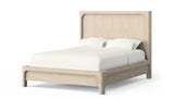 Solano 55-inch Eastern King Panel Bed Weathered Mango front view