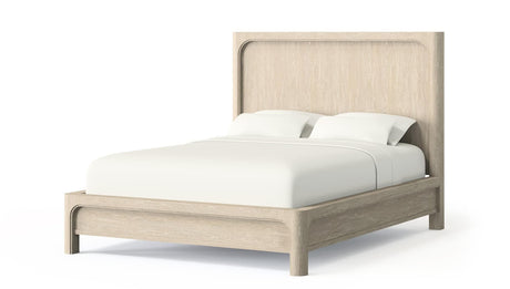 Solano 55-inch Eastern King Panel Bed Weathered Mango front view