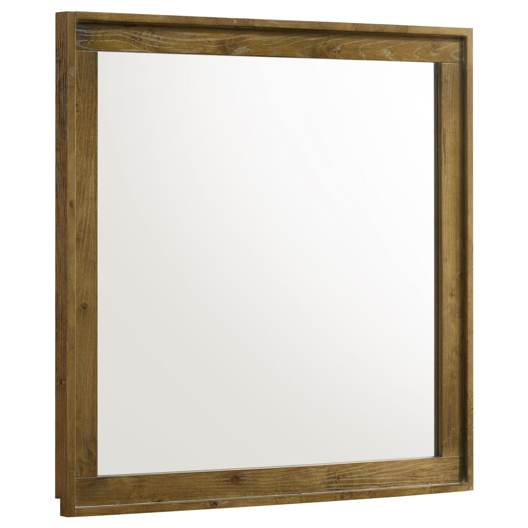 Henderson dresser mirror medium oak, front view