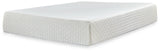 Chime 12 Inch Memory Foam White King Mattress, front view