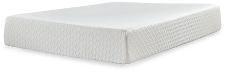 Chime 12 Inch Memory Foam White King Mattress, front view