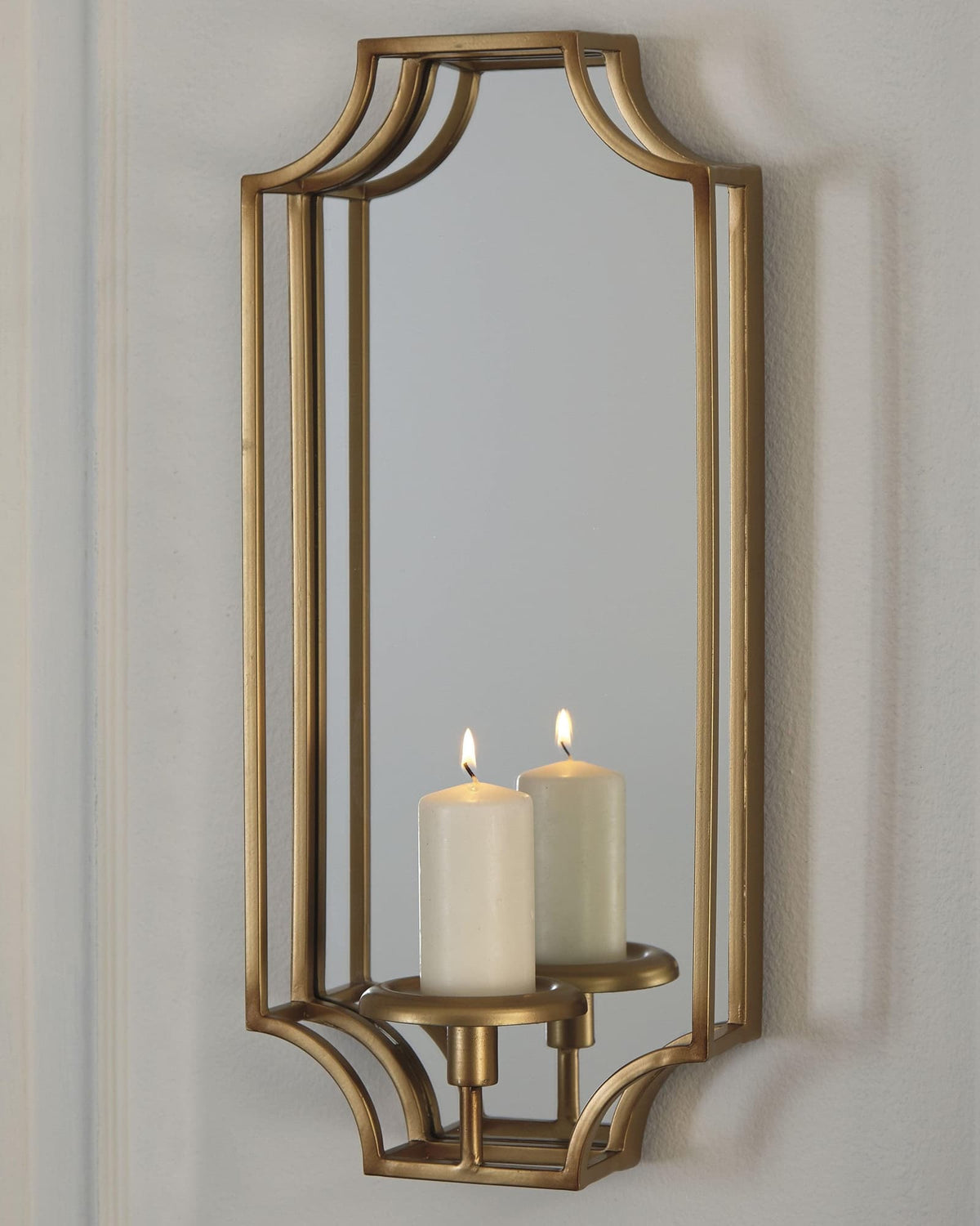 Dumi Gold Finish Wall Sconce front view