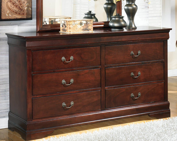Alisdair Dark Brown Traditional Dresser front angled view