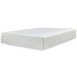 Chime 12 Inch Memory Foam White Queen Mattress compressed in a box
