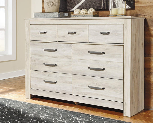 Bellaby Whitewash 7-Drawer Dresser front view