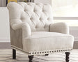 Tartonelle Ivory Taupe Accent Chair front view