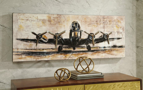 Kalene Brown and Black abstract wall art full view