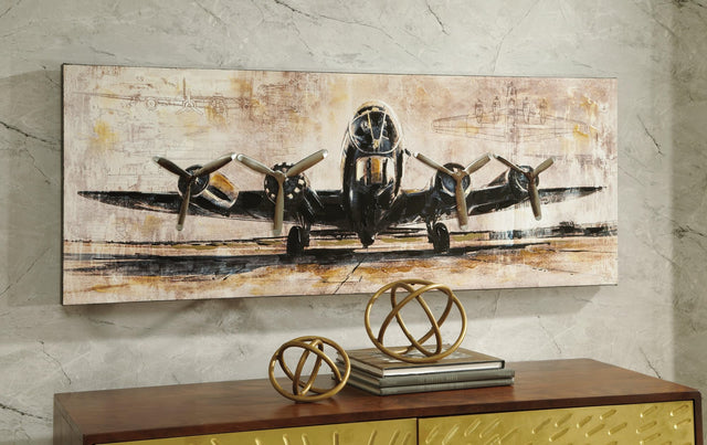 Kalene Brown and Black abstract wall art full view
