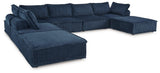 Bales Navy 7-Piece Modular Sectional Seating, main view