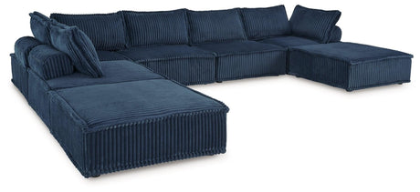 Bales Navy 7-Piece Modular Sectional Seating, main view