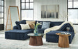 Bales Navy 5-Piece Modular Sectional Sofa, main angle view