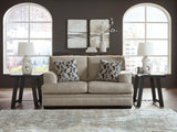 Stonemeade Taupe Chenille Loveseat front view