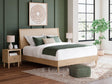 Cielden Two-Tone King Panel Bed front view