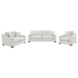 Ashlyn 3-piece upholstered track arm sofa set in sand - main view