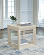 Marxhart Bisque End Table front view