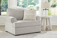 Eastonbridge Shadow Chenille Oversized Chair front angle