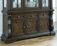 Maylee Dark Brown Dining Buffet front view