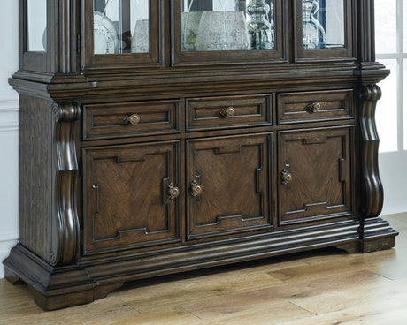 Maylee Dark Brown Dining Buffet front view