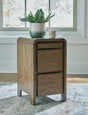 Jensworth Brown Accent Table front view