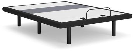 Ashley Best Base with Lumbar and Audio Queen Adjustable Bed Base Black Side View