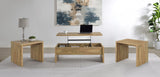Canoga 3-piece Lift Top Cocktail Coffee Table Set Mango front view