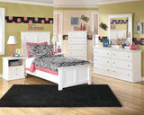 Bostwick Shoals White Panel Bedroom Set front view