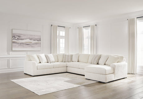 Chessington Ivory 4-Piece Sectional Sofa with Chaise, main view