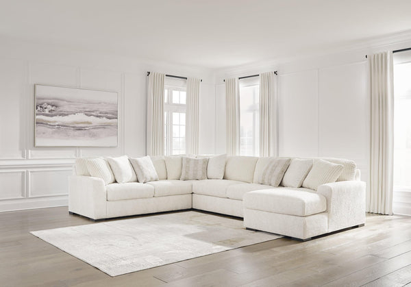 Chessington Ivory 4-Piece Sectional Sofa with Chaise, main view