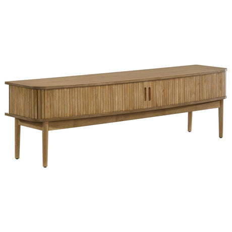 Croyden 71-inch TV Stand Media Console Weathered Natural front view
