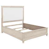 Pembroke 66-inch Queen Panel Bed in Washed Oak, front view