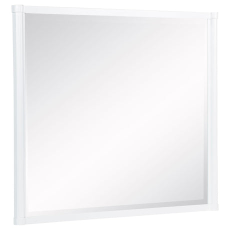 Gracemont white dresser mirror frontal view