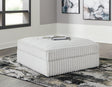 Stupendous Alloy Velvet Oversized Accent Ottoman front angle