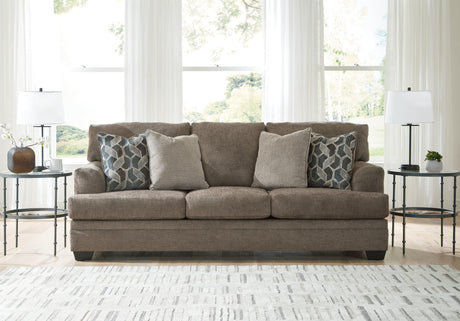 Stonemeade Nutmeg Chenille Sofa front view