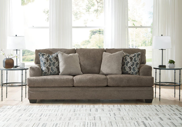 Stonemeade Nutmeg Chenille Sofa front view