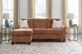 Amity Bay Clay Chenille Sofa Chaise main view