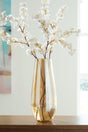Rhettman Amber Glass Vase front angle