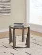 Frazwa Multi Material End Table front view