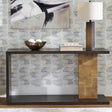 Camlett Dark Brown Console Sofa Table - Front View