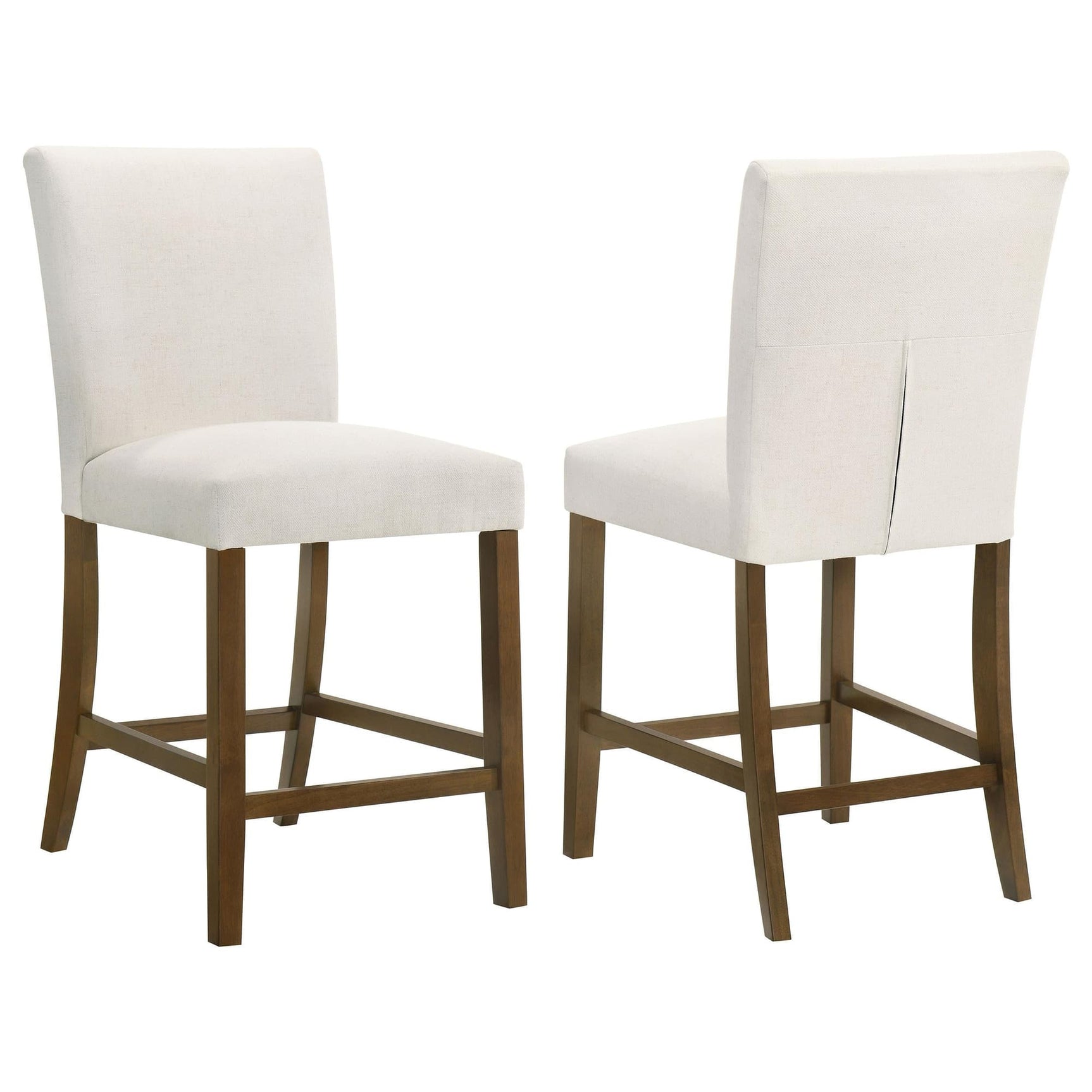 Paxton Beige Upholstered Counter Height Dining Chair front view