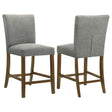 Paxton Grey Upholstered Counter Height Dining Chair front view