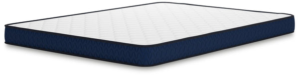 Ashley Firm White Queen Memory Foam Mattress angled view