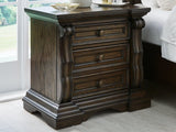 Maylee Dark Brown Nightstand front view