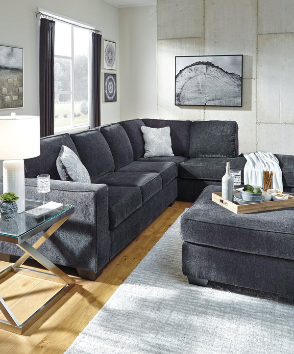 Altari Slate 2-Piece Sectional Sofa with Ottoman, main view