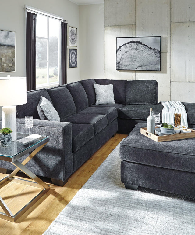 Altari Slate 2-Piece Sectional Sofa with Ottoman, main view