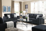 Altari Slate Sofa Loveseat Chair and Ottoman front view